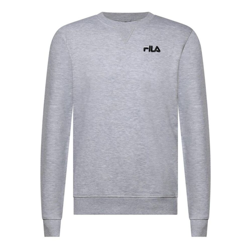 Fila Mens Casper Crew Neck Sweatshirt / Light Grey Marl